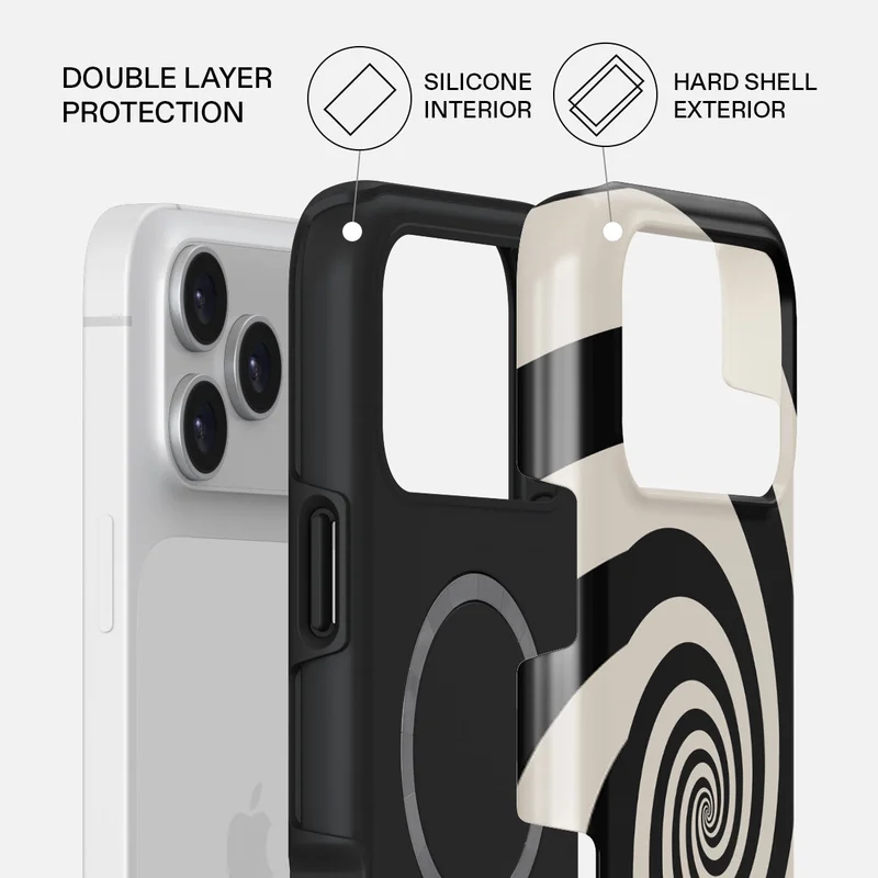 BURGA Burga iPhone 17 Pro Rabbit Hole Premium Case Compatible with Hybrid Dual-Layer Hard Shell + Silicone Protection - Scratch-Resistant Shockproof Mobile Cover